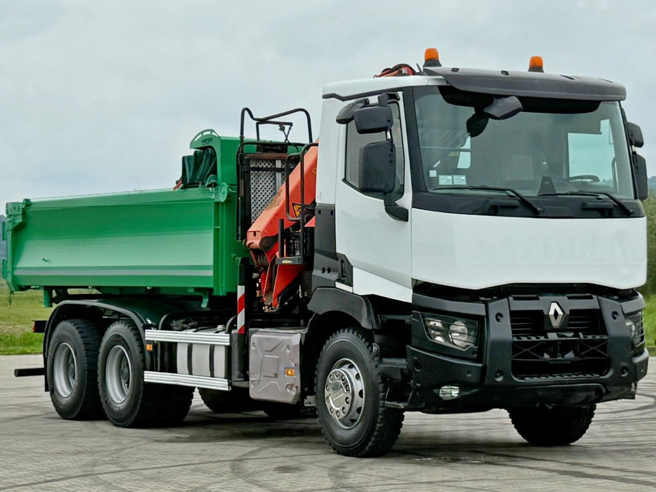 Renault C 430 *KIPPER 5,10 m + PK 16001 - K B* 6x4 - Camião basculante, Camião grua: foto 4 Renault C 430 *KIPPER 5,10 m + PK 16001 - K B* 6x4 - Camião basculante, Camião grua: foto 4