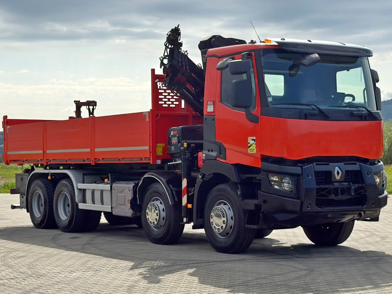 Renault C 430 *KIPPER 6,80m* HIAB X-HIDUO 188 ES-4 * 8x4 - Camião grua: foto 4 Renault C 430 *KIPPER 6,80m* HIAB X-HIDUO 188 ES-4 * 8x4 - Camião grua: foto 4
