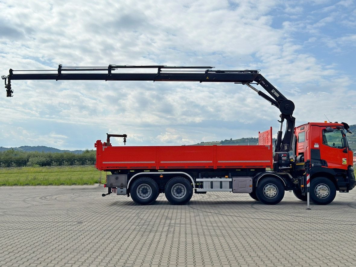 Renault C 430 *KIPPER 6,80m* HIAB X-HIDUO 188 ES-4 * 8x4 - Camião basculante, Camião grua: foto 5 Renault C 430 *KIPPER 6,80m* HIAB X-HIDUO 188 ES-4 * 8x4 - Camião basculante, Camião grua: foto 5