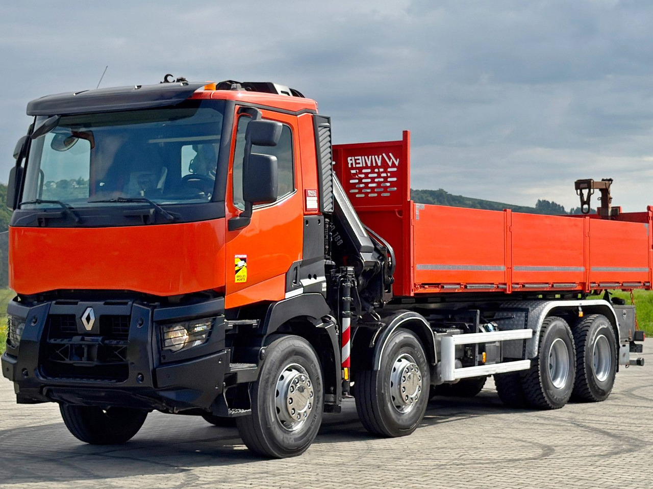 Renault C 430 *KIPPER 6,80m* HIAB X-HIDUO 188 ES-4 * 8x4 - Camião basculante, Camião grua: foto 4 Renault C 430 *KIPPER 6,80m* HIAB X-HIDUO 188 ES-4 * 8x4 - Camião basculante, Camião grua: foto 4