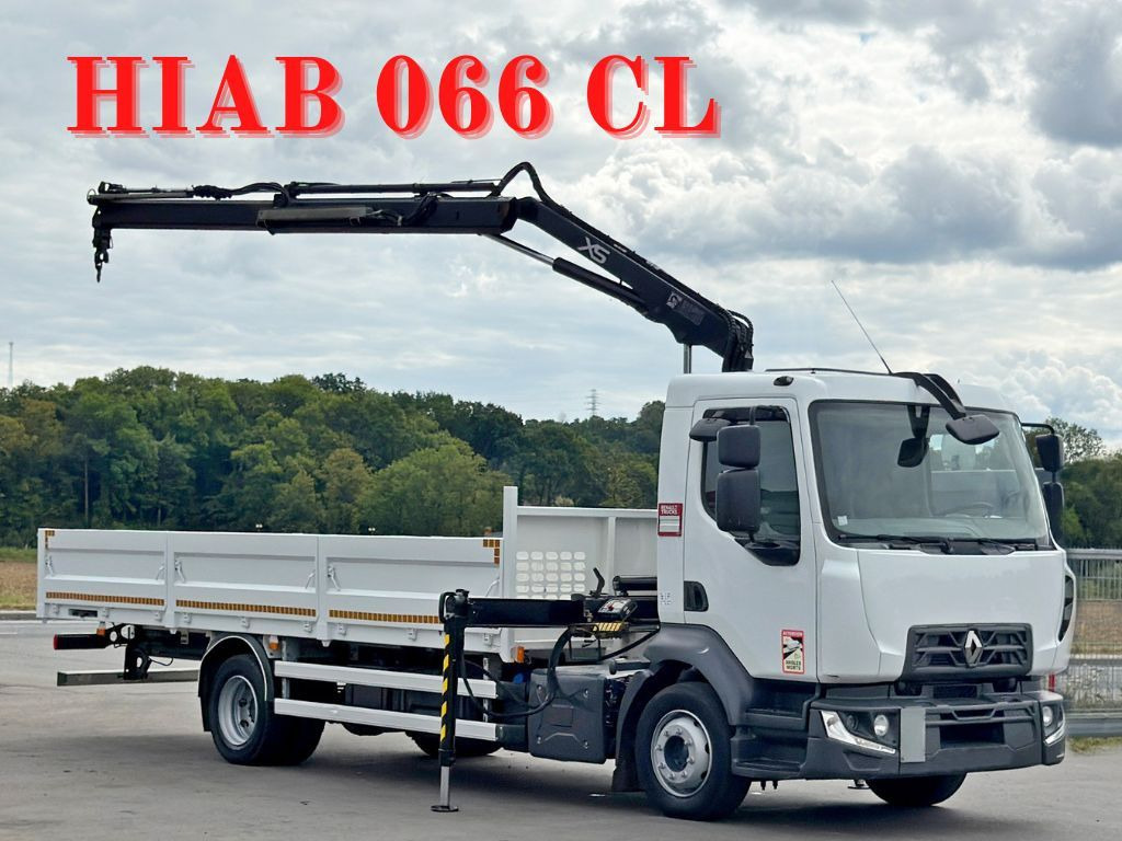 Renault D12.210 * HIAB 066 CL * TOPZUSTAND - Camião grua: foto 1 Renault D12.210 * HIAB 066 CL * TOPZUSTAND - Camião grua: foto 1
