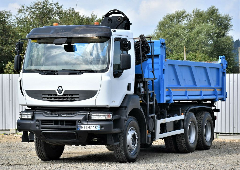 Renault KERAX 370 DXI* HIAB 122B-3 HIDUO/FUNK * 6x4 - Camião basculante, Camião grua: foto 5 Renault KERAX 370 DXI* HIAB 122B-3 HIDUO/FUNK * 6x4 - Camião basculante, Camião grua: foto 5