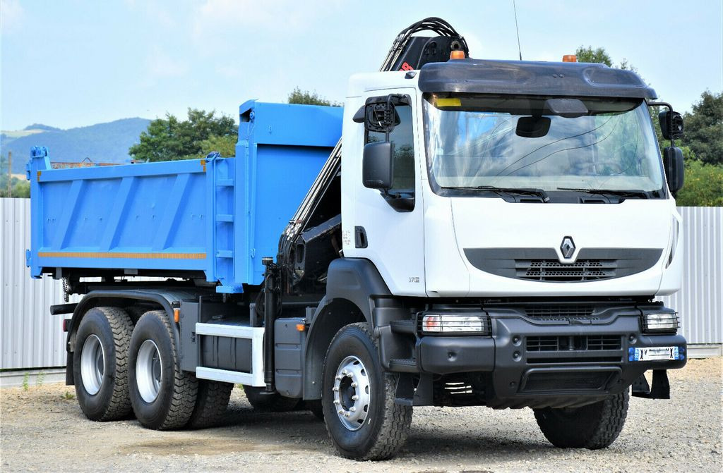 Renault KERAX 370 DXI* HIAB 122B-3 HIDUO/FUNK * 6x4 - Camião basculante, Camião grua: foto 4 Renault KERAX 370 DXI* HIAB 122B-3 HIDUO/FUNK * 6x4 - Camião basculante, Camião grua: foto 4