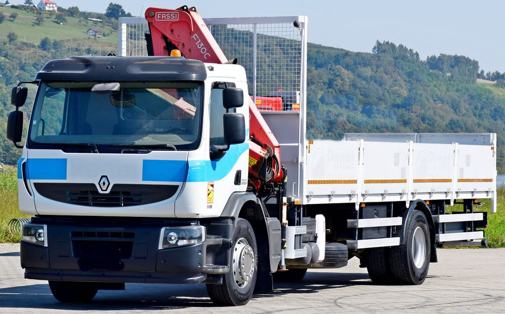 Renault Premium 310 DXI* FASSI F130AC.23+FUNK* TOP Renault Premium 310 DXI* FASSI F130AC.23+FUNK* TOP - Camião grua, Camião de caixa aberta/ Plataforma: foto 3 Renault Premium 310 DXI* FASSI F130AC.23+FUNK* TOP Renault Premium 310 DXI* FASSI F130AC.23+FUNK* TOP - Camião grua, Camião de caixa aberta/ Plataforma: foto 3