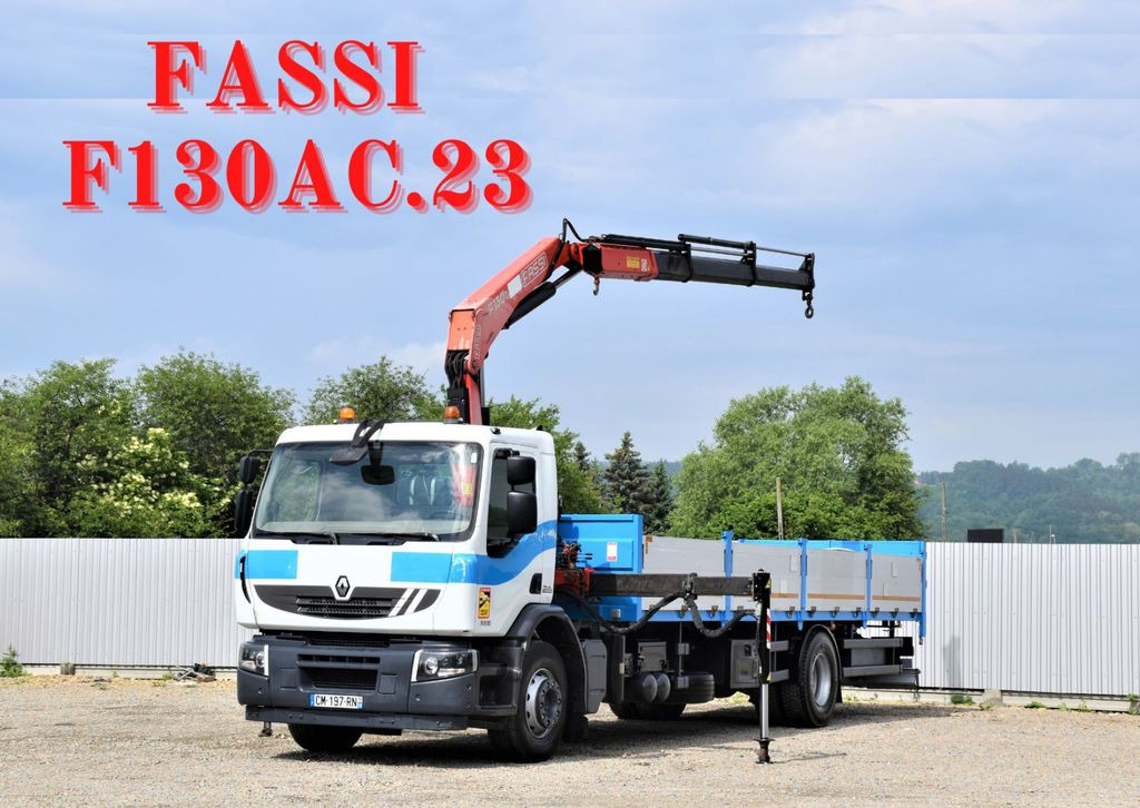 Renault Premium 320 DXI* FASSI F130AC.23 * FUNK Renault Premium 320 DXI* FASSI F130AC.23 * FUNK - Camião grua, Camião de caixa aberta/ Plataforma: foto 1 Renault Premium 320 DXI* FASSI F130AC.23 * FUNK Renault Premium 320 DXI* FASSI F130AC.23 * FUNK - Camião grua, Camião de caixa aberta/ Plataforma: foto 1