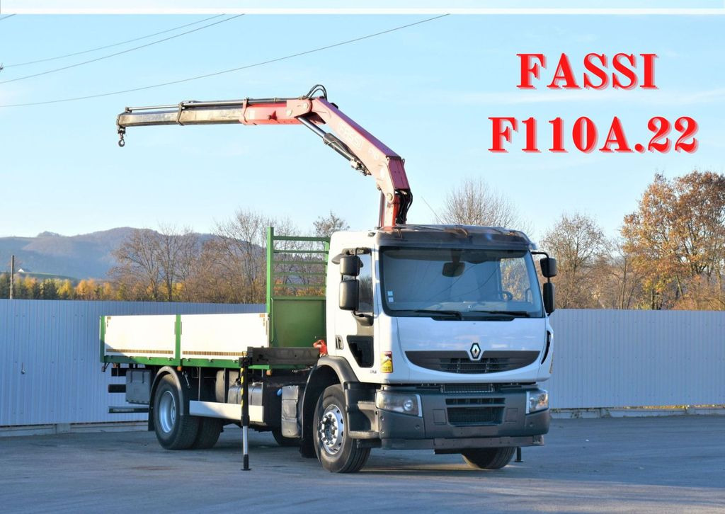 Renault Premium 370* FASSI F110A.22 * TOPZUSTAND - Camião grua: foto 1 Renault Premium 370* FASSI F110A.22 * TOPZUSTAND - Camião grua: foto 1