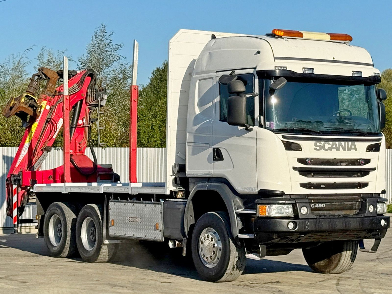 Scania G490* HOLZTRANSPORTER * PENZ 12Z8.70* 6x6 - Camião de transporte de madeira, Camião grua: foto 3 Scania G490* HOLZTRANSPORTER * PENZ 12Z8.70* 6x6 - Camião de transporte de madeira, Camião grua: foto 3