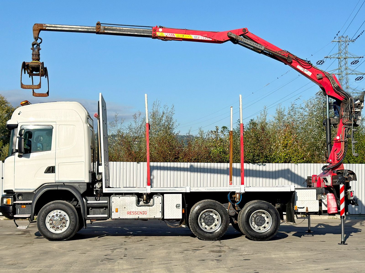 Scania G490* HOLZTRANSPORTER * PENZ 12Z8.70* 6x6 - Camião de transporte de madeira, Camião grua: foto 5 Scania G490* HOLZTRANSPORTER * PENZ 12Z8.70* 6x6 - Camião de transporte de madeira, Camião grua: foto 5