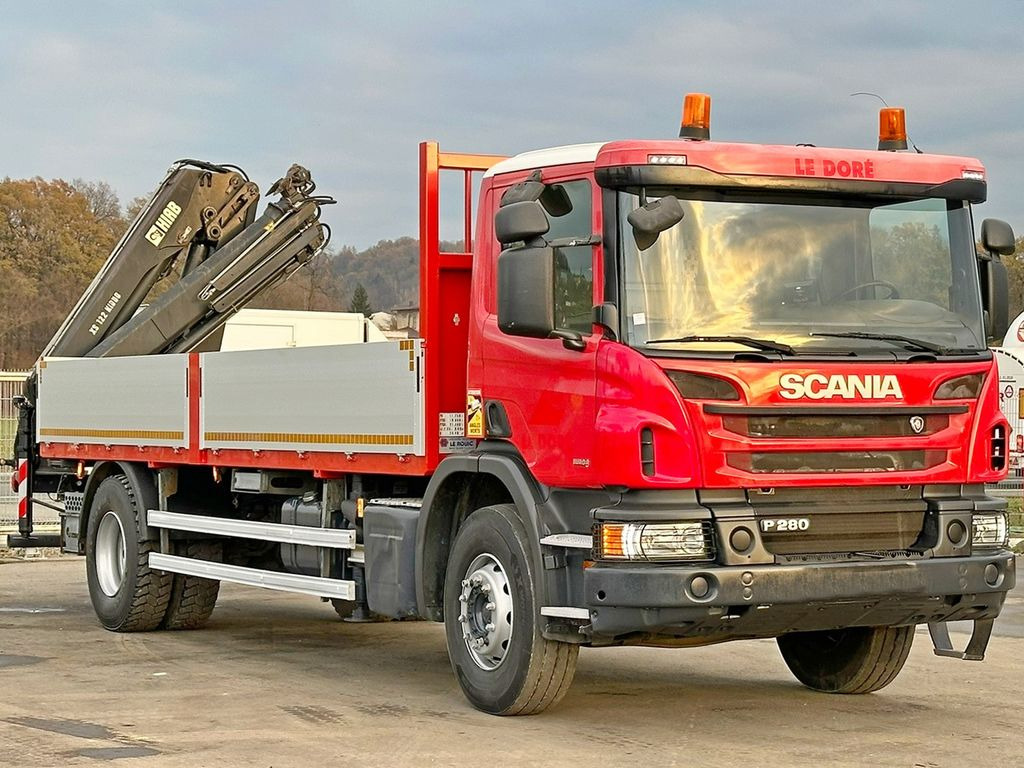 Scania P 280 * HIAB 122 E - 2 HIDUO + FUNK* TOPZUSTAND Scania P 280 * HIAB 122 E - 2 HIDUO + FUNK* TOPZUSTAND - Camião grua, Camião de caixa aberta/ Plataforma: foto 4 Scania P 280 * HIAB 122 E - 2 HIDUO + FUNK* TOPZUSTAND Scania P 280 * HIAB 122 E - 2 HIDUO + FUNK* TOPZUSTAND - Camião grua, Camião de caixa aberta/ Plataforma: foto 4