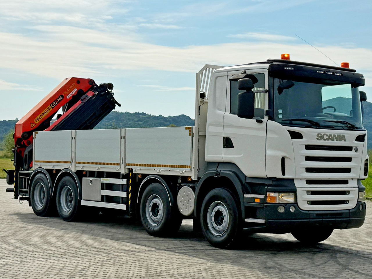Scania R 420 PRITSCHE 6,47 m * PK 44002/FUNK * 8x4 /TOP - Camião grua: foto 3 Scania R 420 PRITSCHE 6,47 m * PK 44002/FUNK * 8x4 /TOP - Camião grua: foto 3
