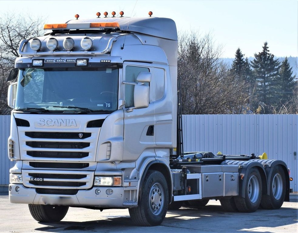 Scania R 480 Abrollkipper * 6x4 * Top Zustand ! - Camião polibenne: foto 4 Scania R 480 Abrollkipper * 6x4 * Top Zustand ! - Camião polibenne: foto 4