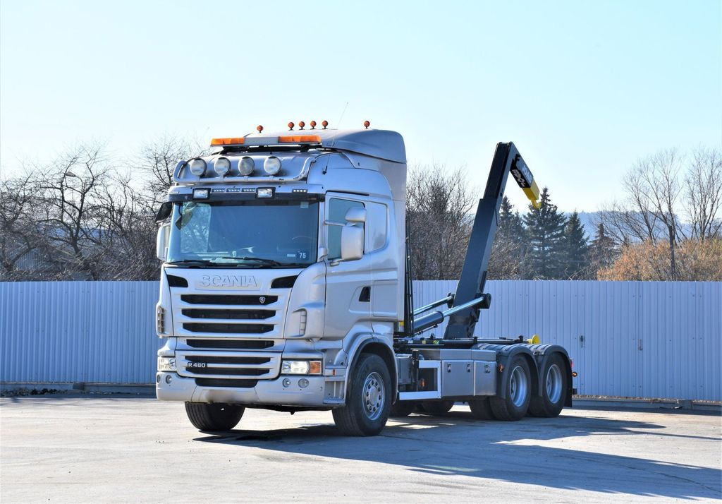 Scania R 480 Abrollkipper * 6x4 * Top Zustand ! - Camião polibenne: foto 2 Scania R 480 Abrollkipper * 6x4 * Top Zustand ! - Camião polibenne: foto 2