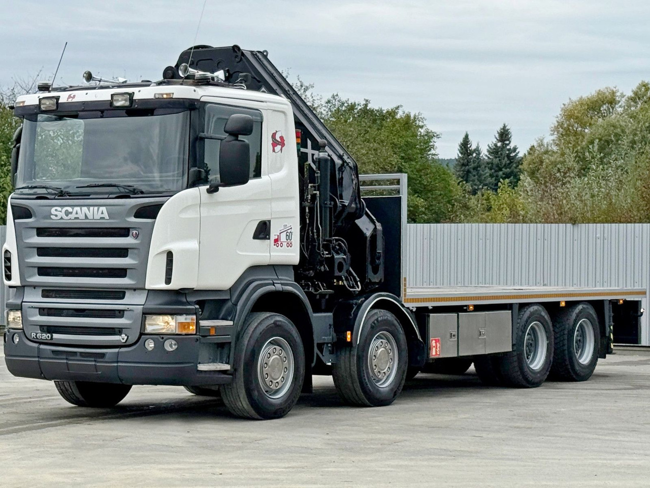 Scania R 620*PLATFORM 6,45m*HIAB 600 E - 9 + FUNK / 8x4 - Camião grua: foto 3 Scania R 620*PLATFORM 6,45m*HIAB 600 E - 9 + FUNK / 8x4 - Camião grua: foto 3