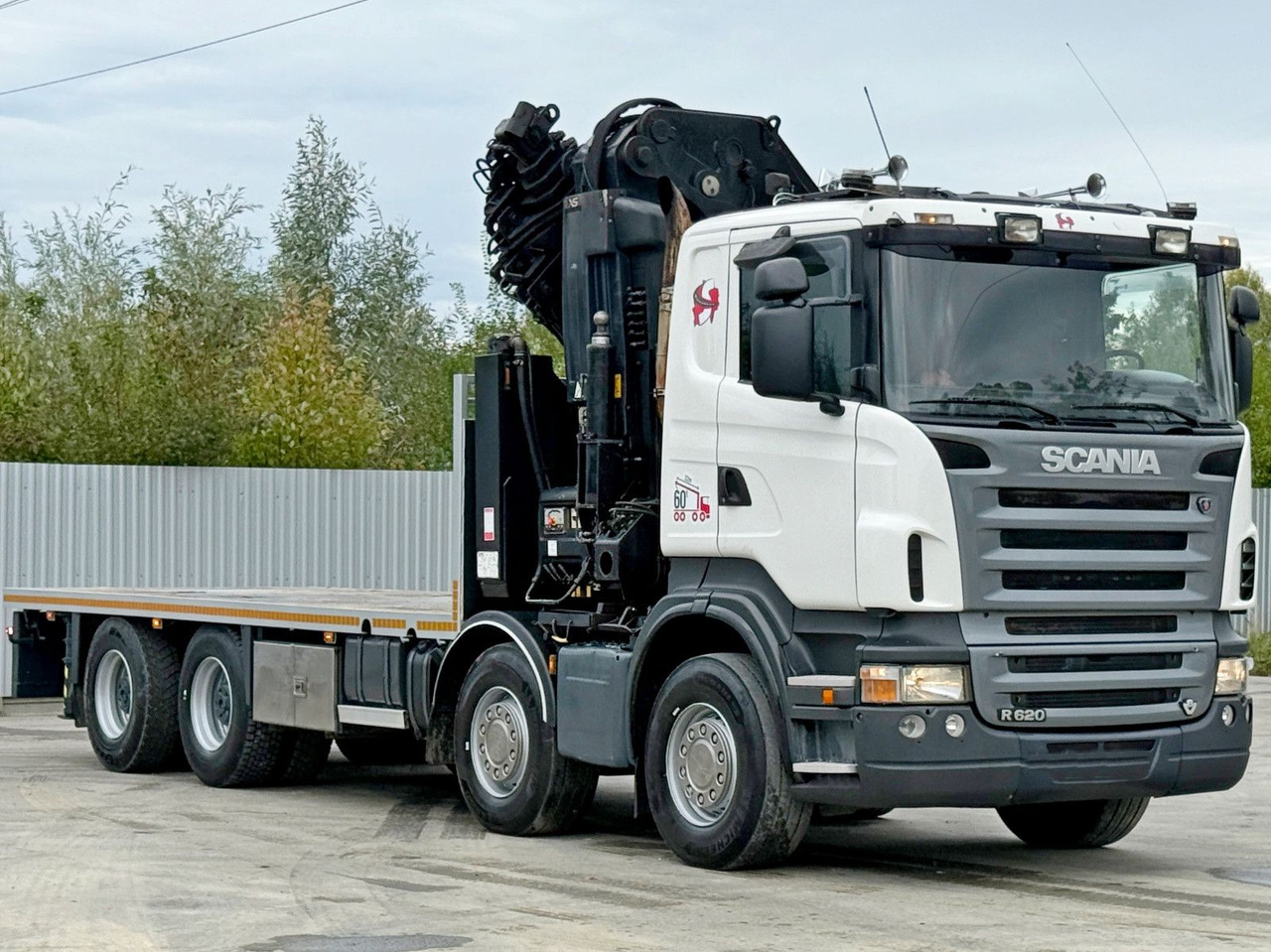 Scania R 620*PLATFORM 6,45m*HIAB 600 E - 9 + FUNK / 8x4 - Camião grua: foto 4 Scania R 620*PLATFORM 6,45m*HIAB 600 E - 9 + FUNK / 8x4 - Camião grua: foto 4