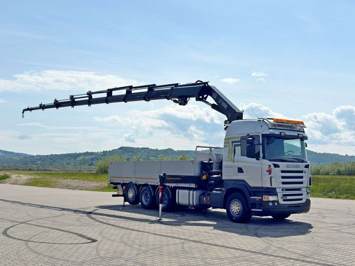 Scania R480 PRITSCHE 6,85m *HIAB 377 E-8 HIPRO/FUNK*8x4 - Camião grua: foto 2 Scania R480 PRITSCHE 6,85m *HIAB 377 E-8 HIPRO/FUNK*8x4 - Camião grua: foto 2