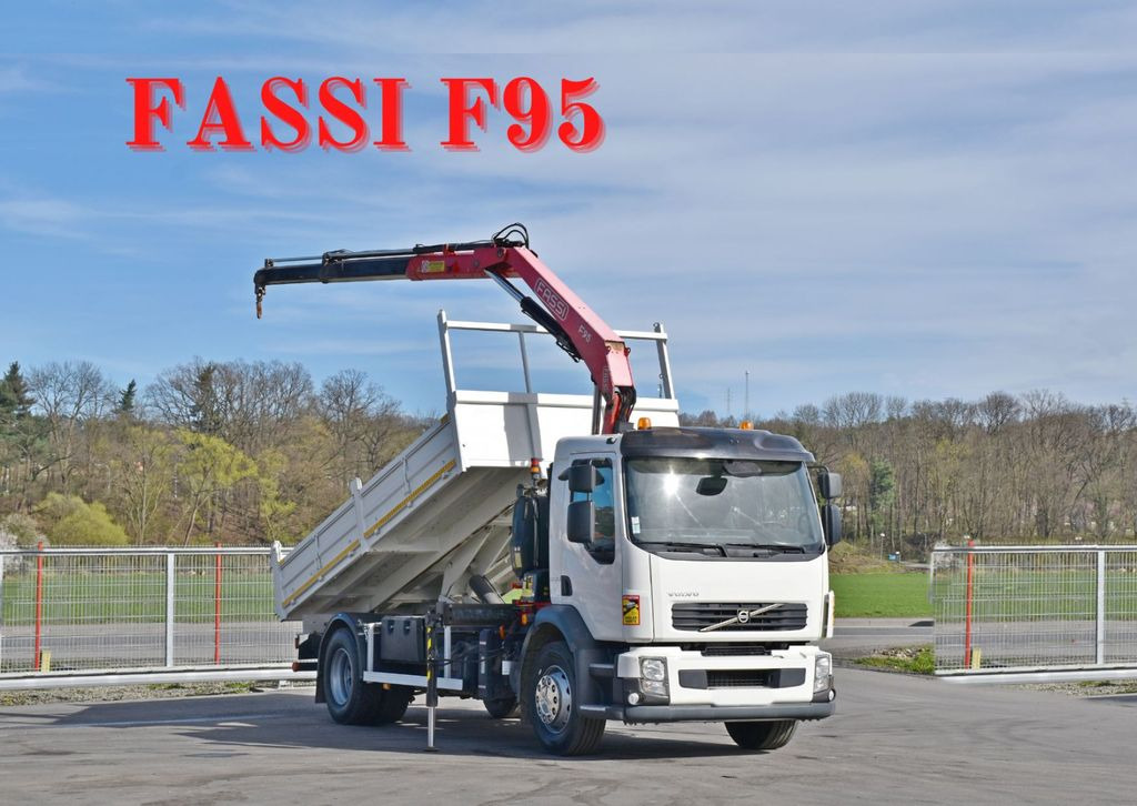 Volvo FL 290 KIPPER 4,90m * FASSI F95A.22 + FUNK * TOP Volvo FL 290 KIPPER 4,90m * FASSI F95A.22 + FUNK * TOP - Camião grua, Camião basculante: foto 1 Volvo FL 290 KIPPER 4,90m * FASSI F95A.22 + FUNK * TOP Volvo FL 290 KIPPER 4,90m * FASSI F95A.22 + FUNK * TOP - Camião grua, Camião basculante: foto 1