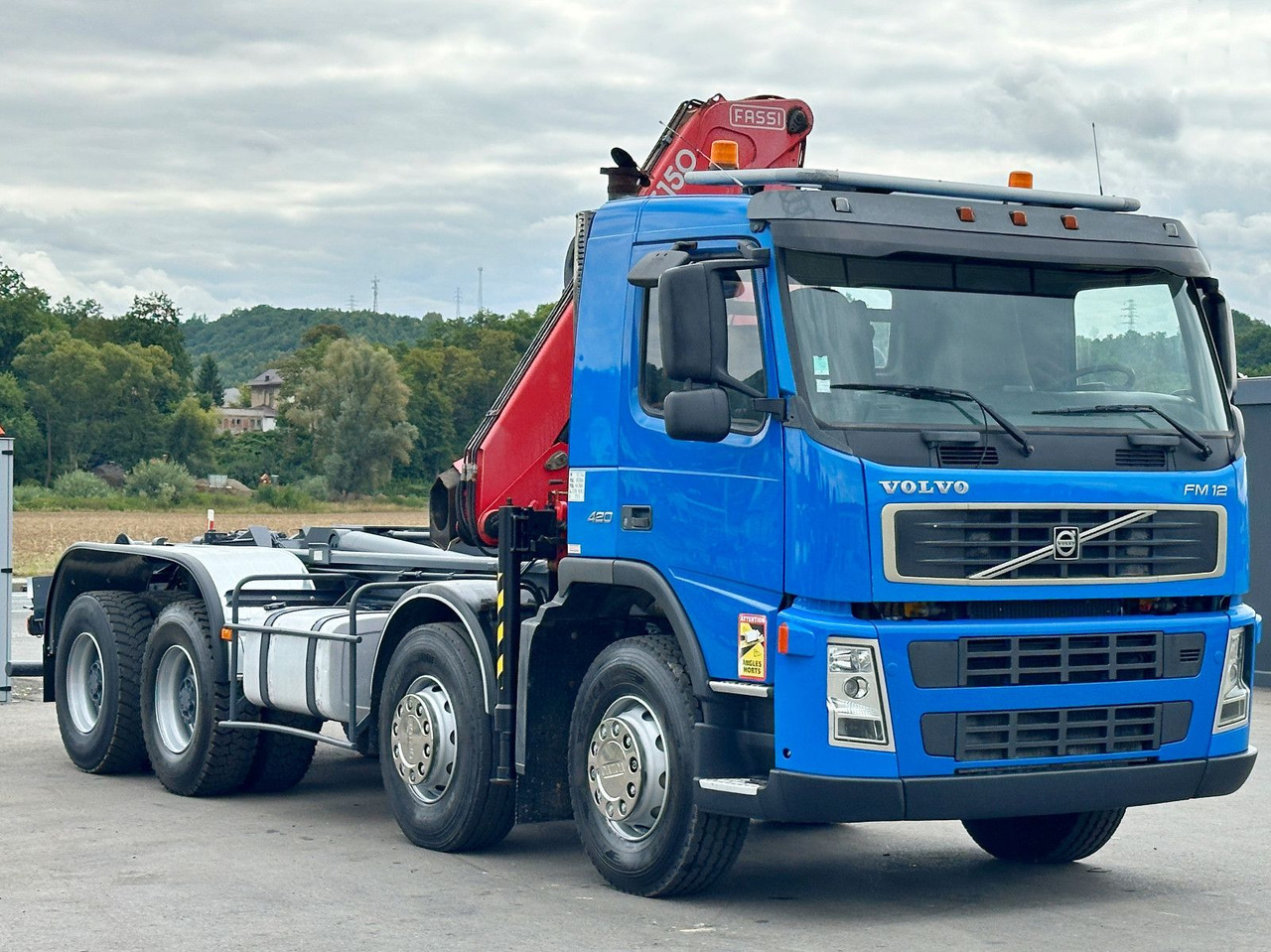 Volvo FM 12.420 * FASSI F150A.21 * 8x4 * TOP - Camião polibenne, Camião grua: foto 4 Volvo FM 12.420 * FASSI F150A.21 * 8x4 * TOP - Camião polibenne, Camião grua: foto 4