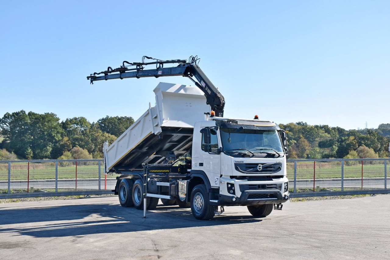 Volvo FMX 410 Kipper 5,20m*HIAB 122 D-4 HIDUO/FUNK*6x4 - Camião grua: foto 2 Volvo FMX 410 Kipper 5,20m*HIAB 122 D-4 HIDUO/FUNK*6x4 - Camião grua: foto 2