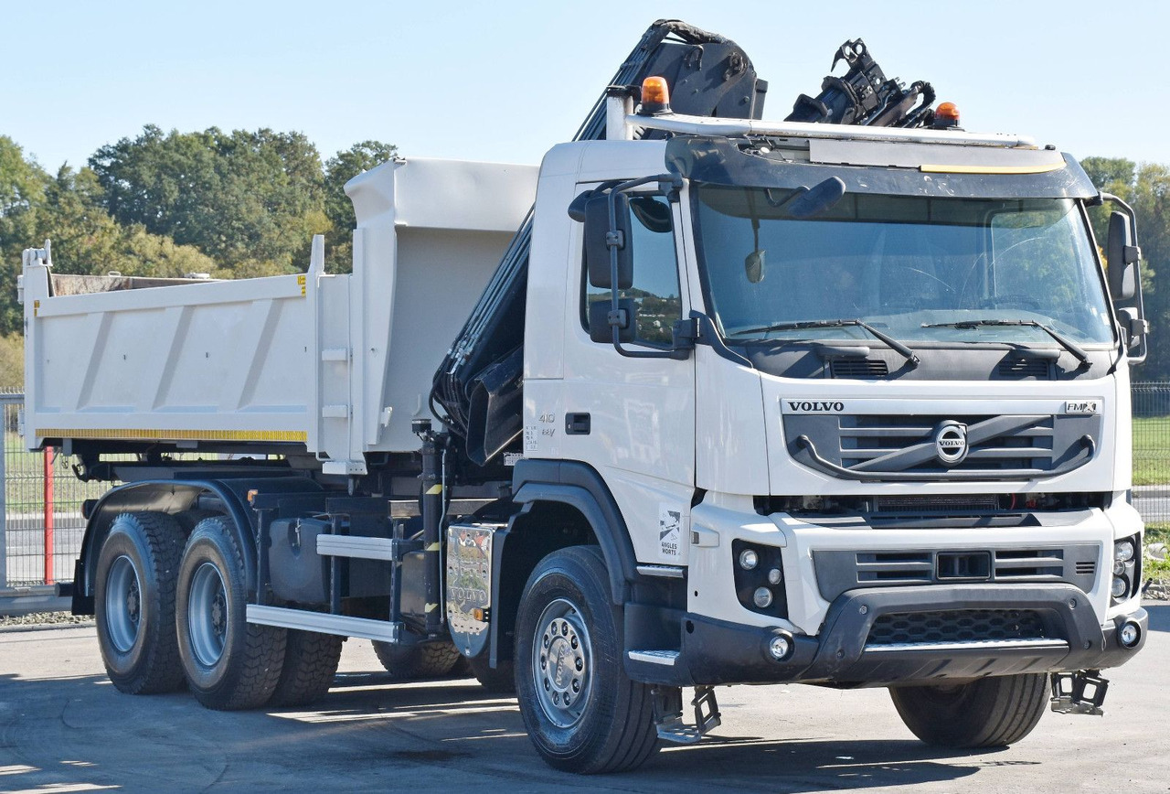 Volvo FMX 410 Kipper 5,20m*HIAB 122 D-4 HIDUO/FUNK*6x4 - Camião grua: foto 4 Volvo FMX 410 Kipper 5,20m*HIAB 122 D-4 HIDUO/FUNK*6x4 - Camião grua: foto 4
