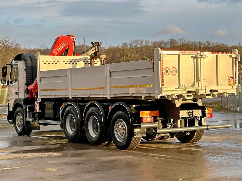 Camião grua, Camião basculante Volvo FMX 450 Kipper 6,50m*FASSI F215A.0.24 + FUNK*8x4: foto 6