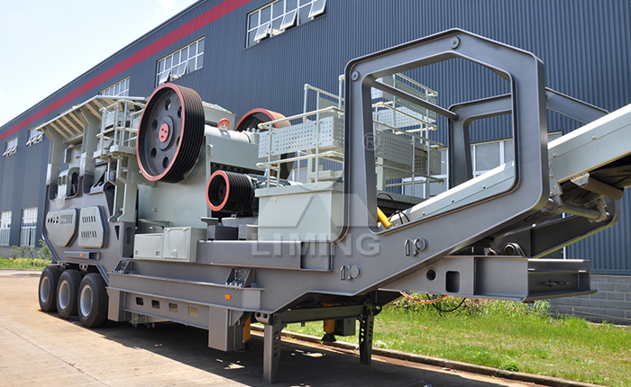 Liming Mobile Station Gravel Crusher - Britador de mandíbula: foto 1 Liming Mobile Station Gravel Crusher - Britador de mandíbula: foto 1