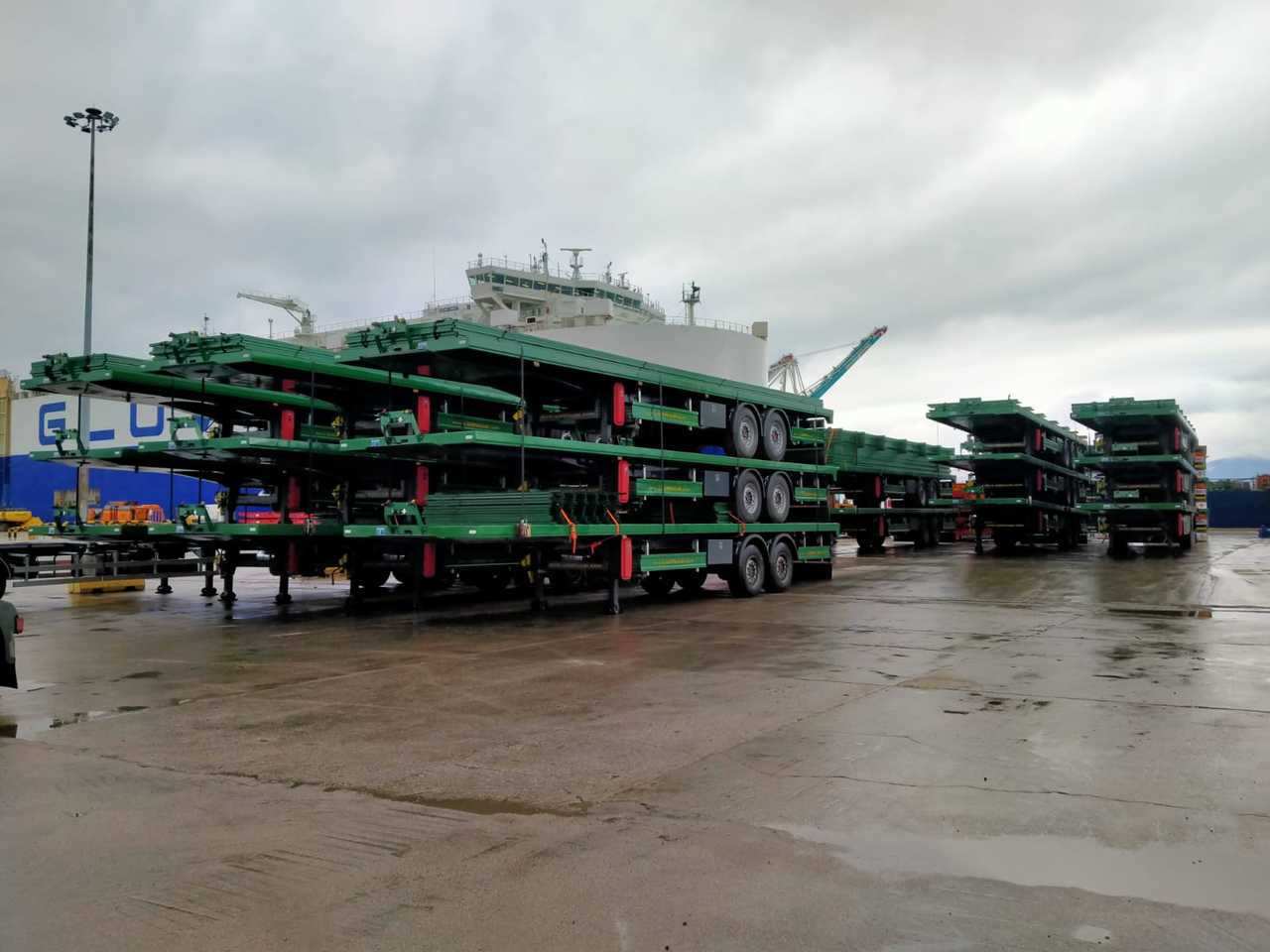 Semi-reboque transportador de contêineres/ Caixa móvel novo LIDER 2024 MODEL NEW DIRECTLY FROM MANUFACTURER FACTORY AVAILABLE READY: foto 6