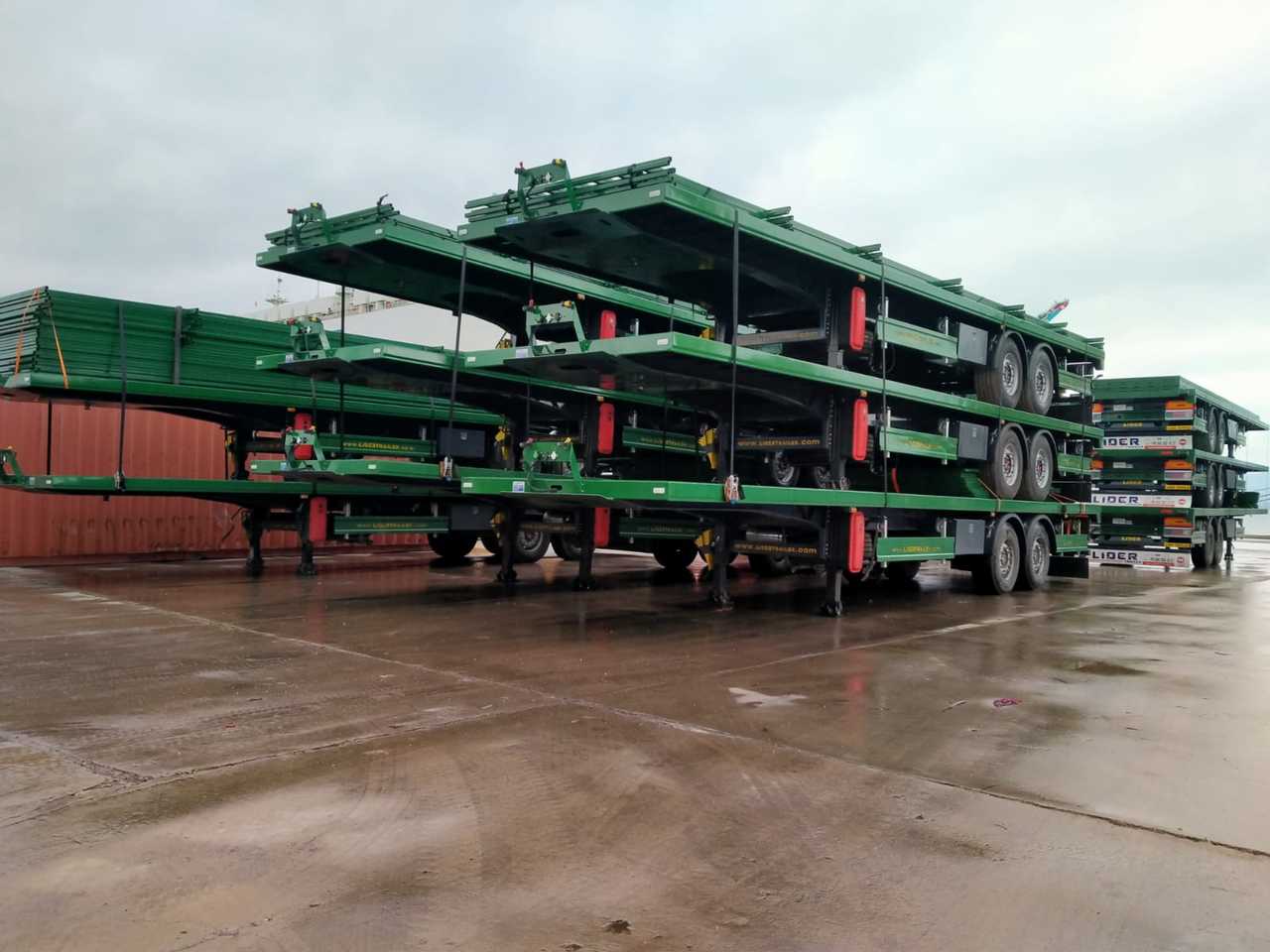 Semi-reboque transportador de contêineres/ Caixa móvel novo LIDER 2024 MODEL NEW DIRECTLY FROM MANUFACTURER FACTORY AVAILABLE READY: foto 16