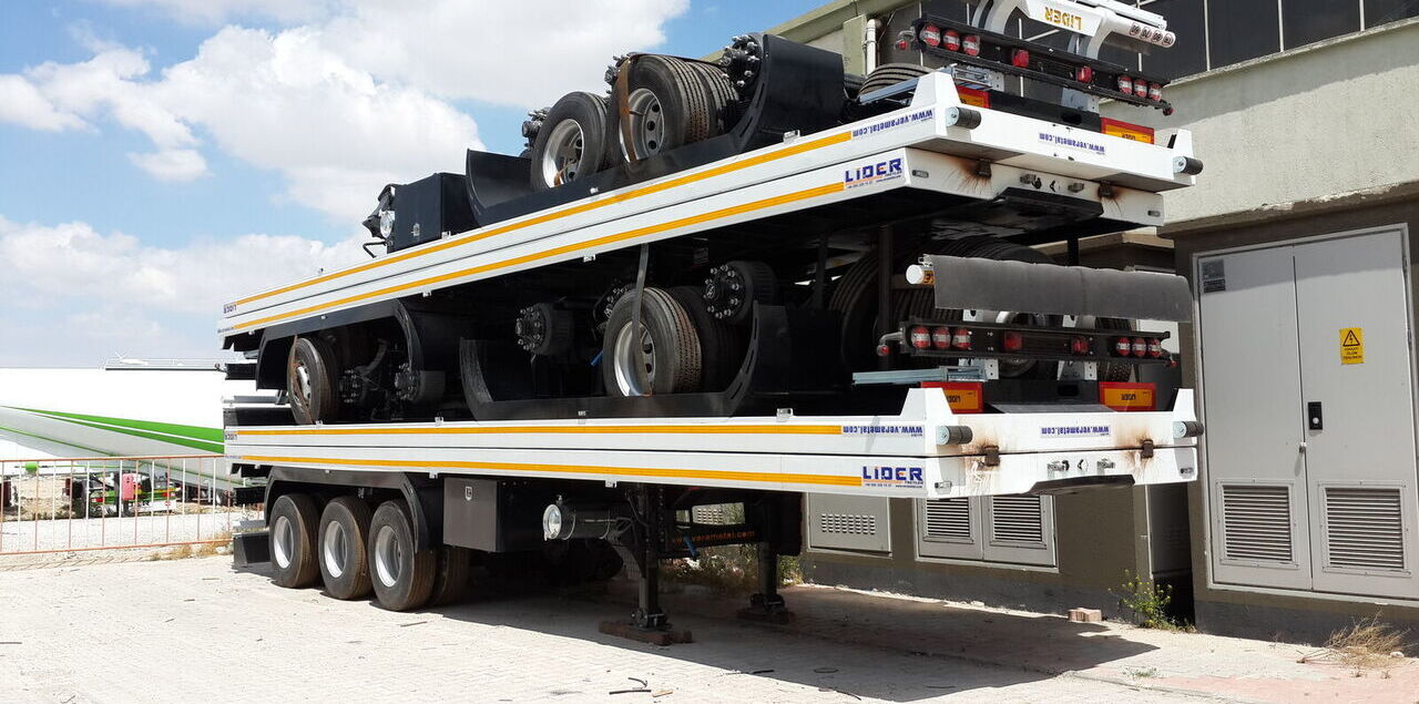 Semi-reboque transportador de contêineres/ Caixa móvel novo LIDER 2024 MODEL NEW DIRECTLY FROM MANUFACTURER FACTORY AVAILABLE READY: foto 10