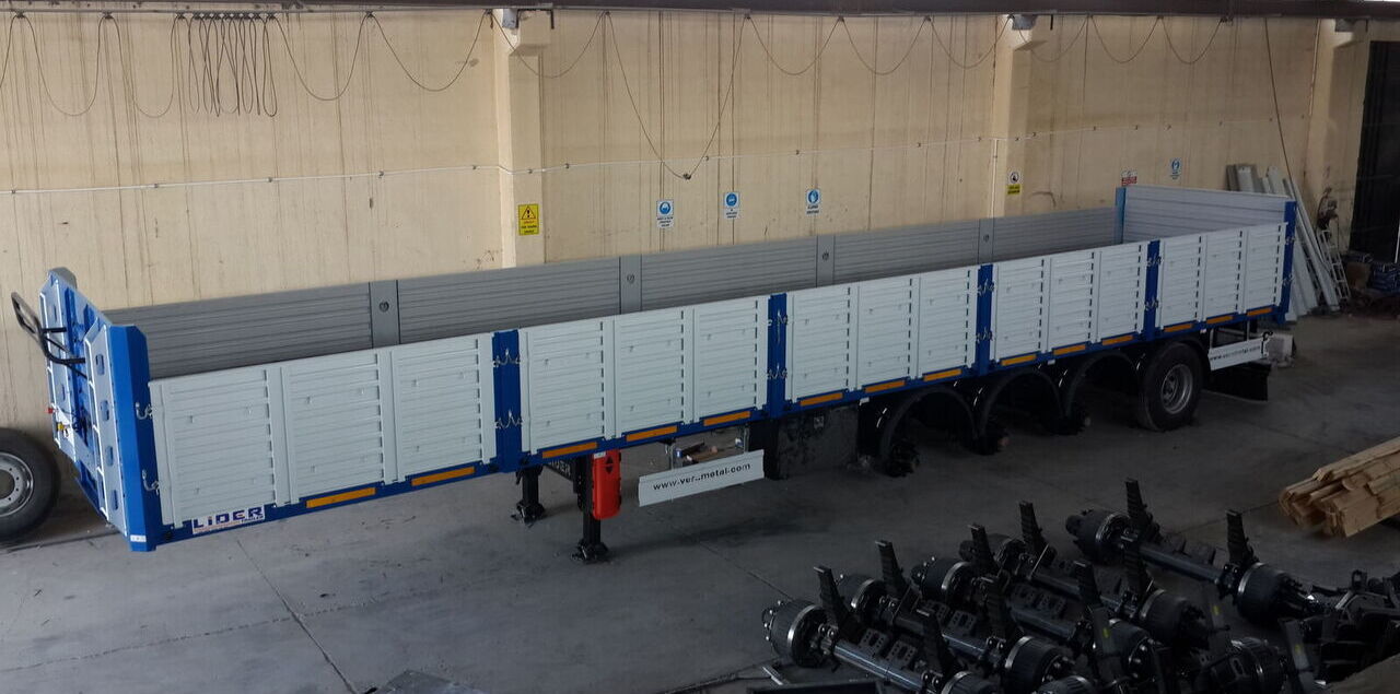 Semi-reboque plataforma/ Caixa aberta novo LIDER 2024 Model NEW trailer Manufacturer Company READY: foto 13