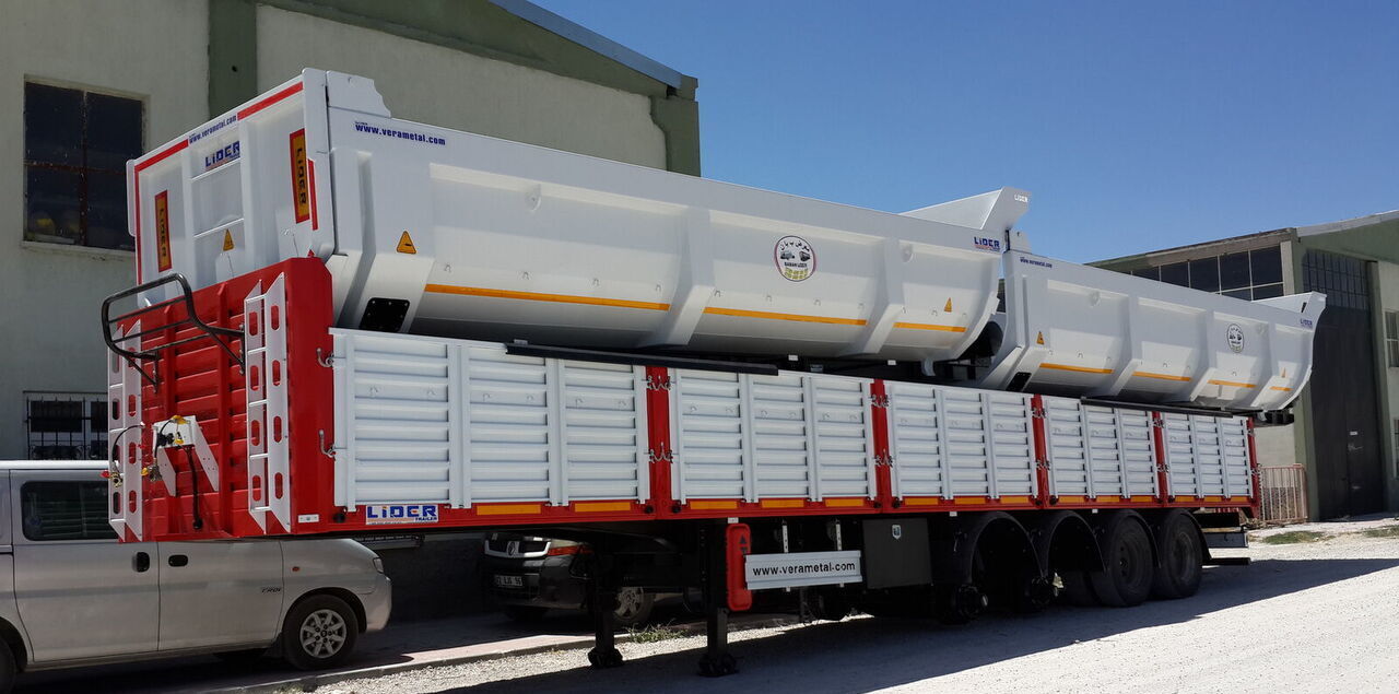 Semi-reboque plataforma/ Caixa aberta novo LIDER 2024 Model NEW trailer Manufacturer Company READY: foto 14