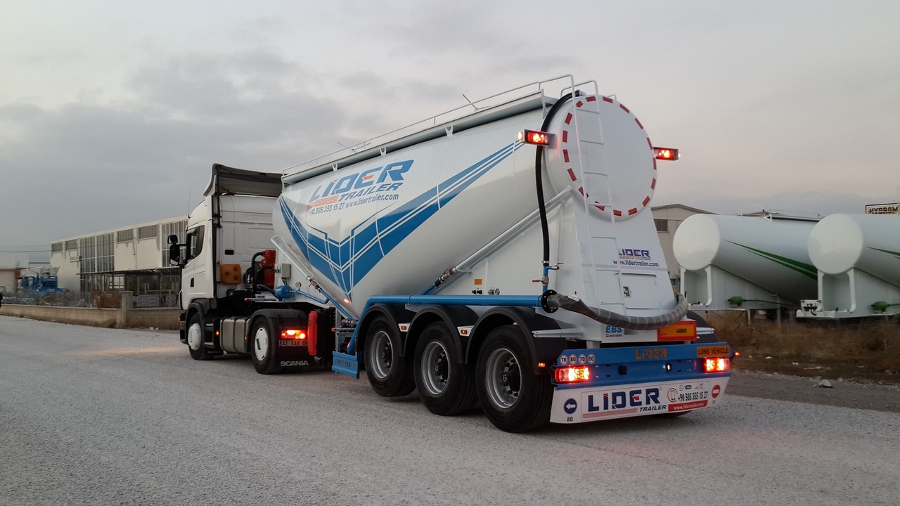 Semirreboque tanque para transporte de cemento novo LIDER 2025  MODEL NEW CEMENT TANKER: foto 12