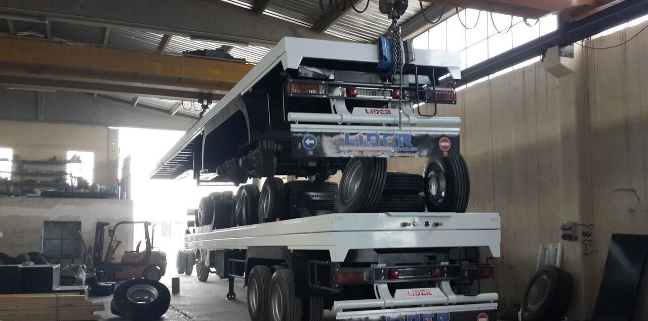 Semi-reboque transportador de contêineres/ Caixa móvel novo LIDER 2025 MODEL NEW DIRECTLY FROM MANUFACTURER FACTORY AVAILABLE READ: foto 9