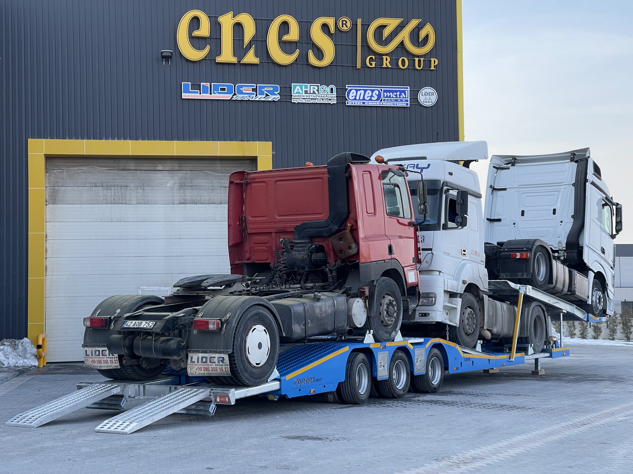 Semi-reboque transporte de veículos para transporte de máquinas pesadas novo LIDER LIDER NEW 2025 MODEL Car Carrier: foto 7