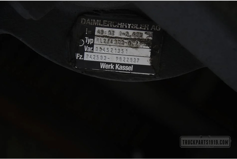 Mercedes-Benz Axle & Steering Parts Diff Atego 40:11 1=3:636 - Diferencial por Camião: foto 3 Mercedes-Benz Axle & Steering Parts Diff Atego 40:11 1=3:636 - Diferencial por Camião: foto 3