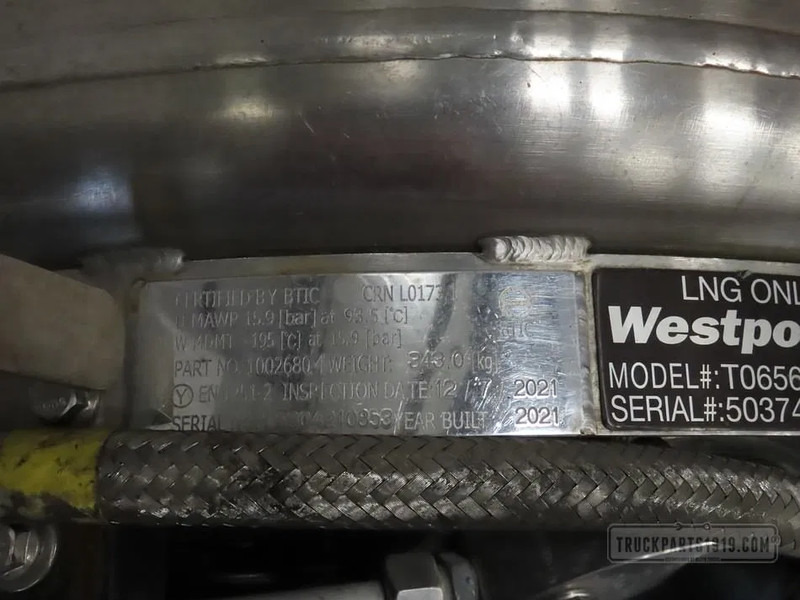 Volvo 23952072 LNG tank 565L Volvo - Tanque de combustível por Camião: foto 3 Volvo 23952072 LNG tank 565L Volvo - Tanque de combustível por Camião: foto 3