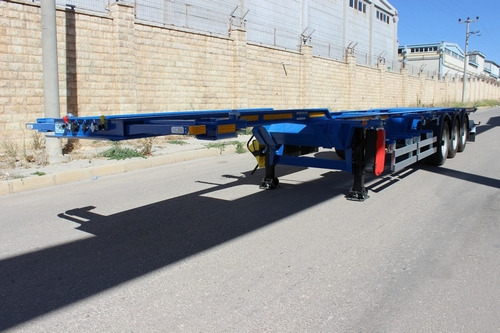 Semi-reboque transportador de contêineres/ Caixa móvel novo EMIRSAN 20/40/45 FT SAF AXLE SKELETAL: foto 5