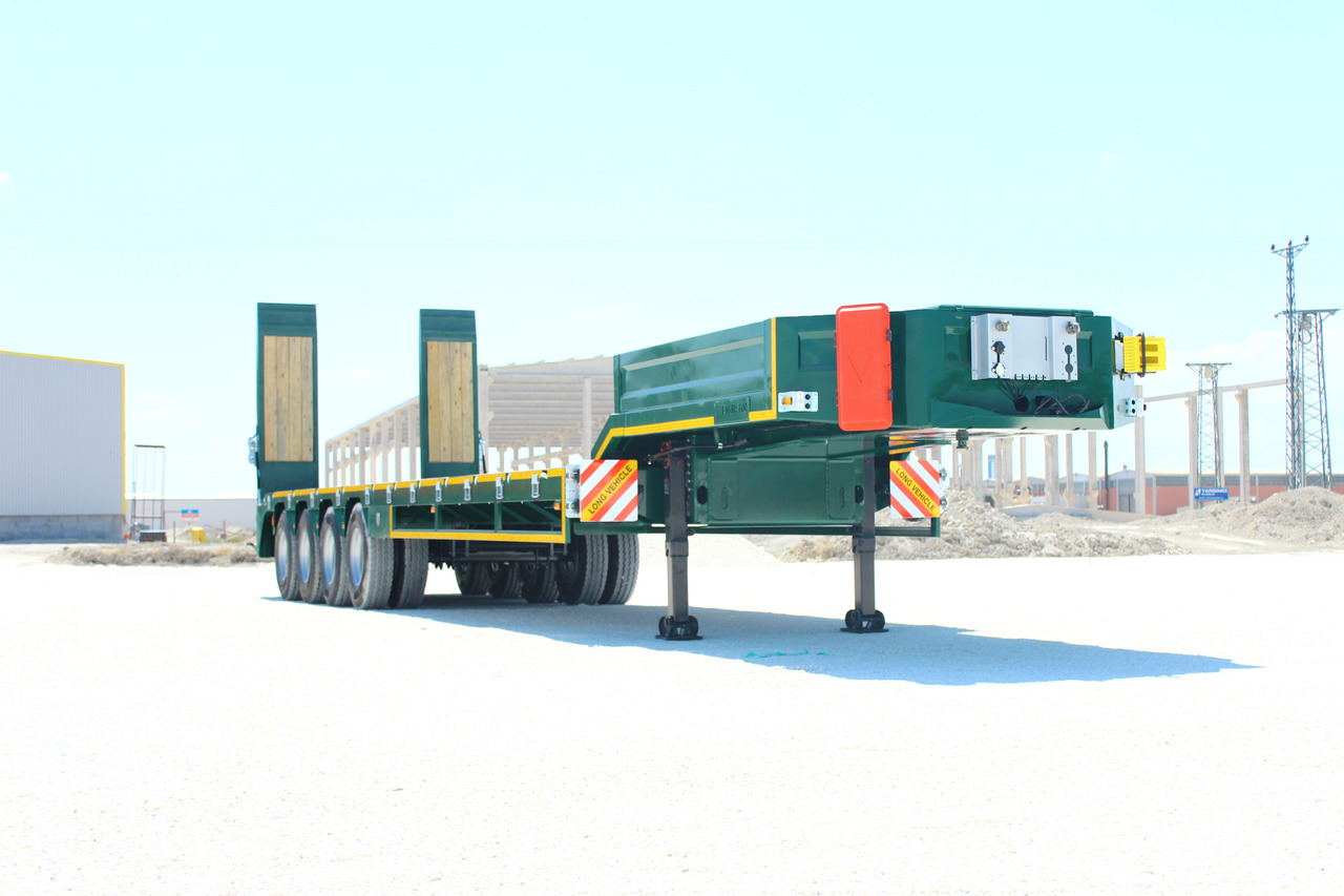 Semi-reboque baixa novo EMIRSAN 72 TONS CAPACITY 4 AXLE LOWBED: foto 7