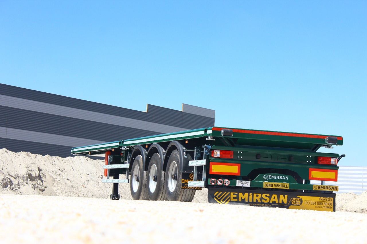 EMIRSAN Immediate Delivery From Stock 13.60 METER FLATBED - Semi-reboque plataforma/ Caixa aberta: foto 3 EMIRSAN Immediate Delivery From Stock 13.60 METER FLATBED - Semi-reboque plataforma/ Caixa aberta: foto 3
