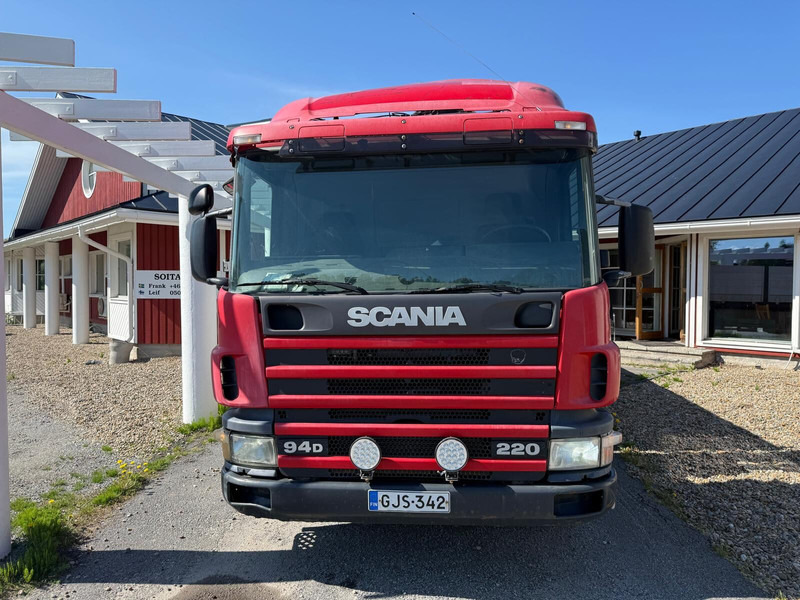 Scania P94D - Camião de caixa aberta/ Plataforma, Camião grua: foto 2 Scania P94D - Camião de caixa aberta/ Plataforma, Camião grua: foto 2
