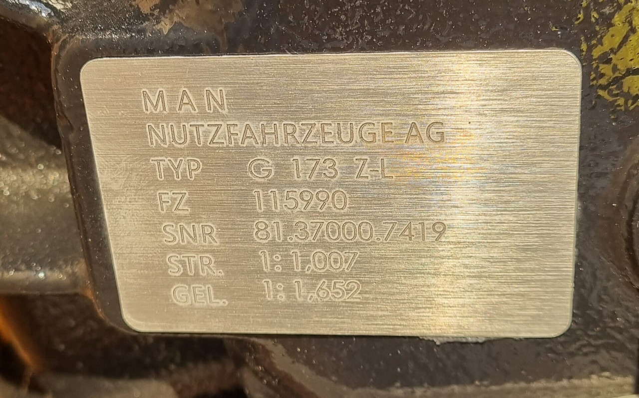 Transmissão por Camião novo MAN 8x8 8x6 Tussenbak G173 Z-L Nieuw: foto 7