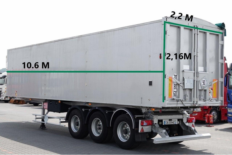 Benalu WYWROTKA 57 m3 / OŚ PODNOSZONA / SPROWADZONA / MAŁO UŻYWANA / S - Semi-reboque basculante: foto 3 Benalu WYWROTKA 57 m3 / OŚ PODNOSZONA / SPROWADZONA / MAŁO UŻYWANA / S - Semi-reboque basculante: foto 3