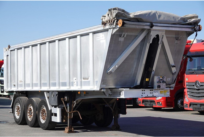 Benalu WYWROTKA ALUMINIOWA 28 M3 / OŚ PODNOSZONA / WAGA 5100 KG - Semi-reboque basculante: foto 1 Benalu WYWROTKA ALUMINIOWA 28 M3 / OŚ PODNOSZONA / WAGA 5100 KG - Semi-reboque basculante: foto 1