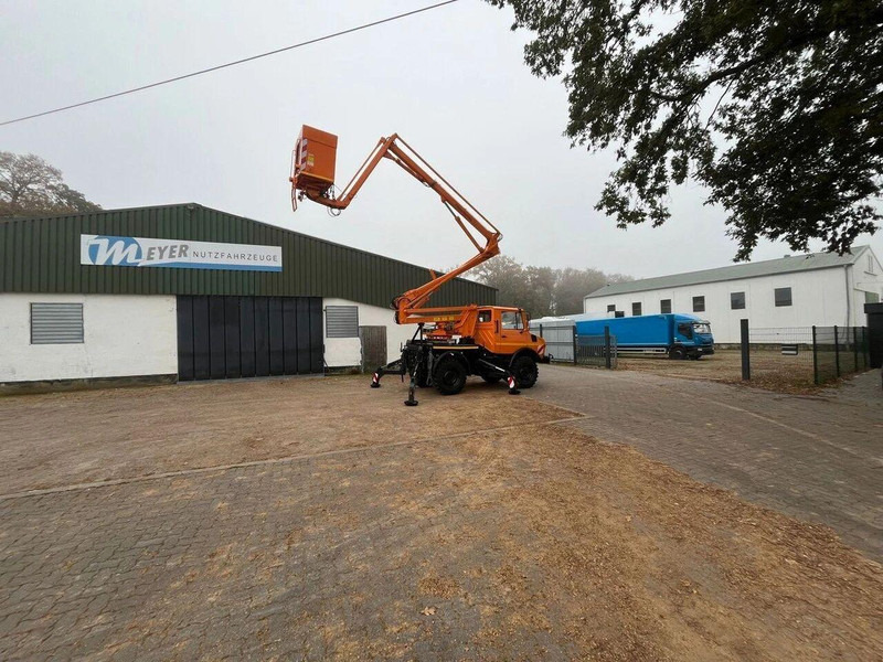 Mercedes-Benz Unimog 1200 4x4 - Lifting basket - Camião, Camião grua: foto 5 Mercedes-Benz Unimog 1200 4x4 - Lifting basket - Camião, Camião grua: foto 5