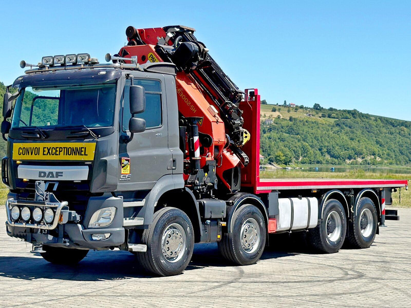 DAF CF 410 * PK 53002 - SH E/JIB PJ 125 E + FUNK*8x4 - Camião de caixa aberta/ Plataforma, Camião grua: foto 4 DAF CF 410 * PK 53002 - SH E/JIB PJ 125 E + FUNK*8x4 - Camião de caixa aberta/ Plataforma, Camião grua: foto 4