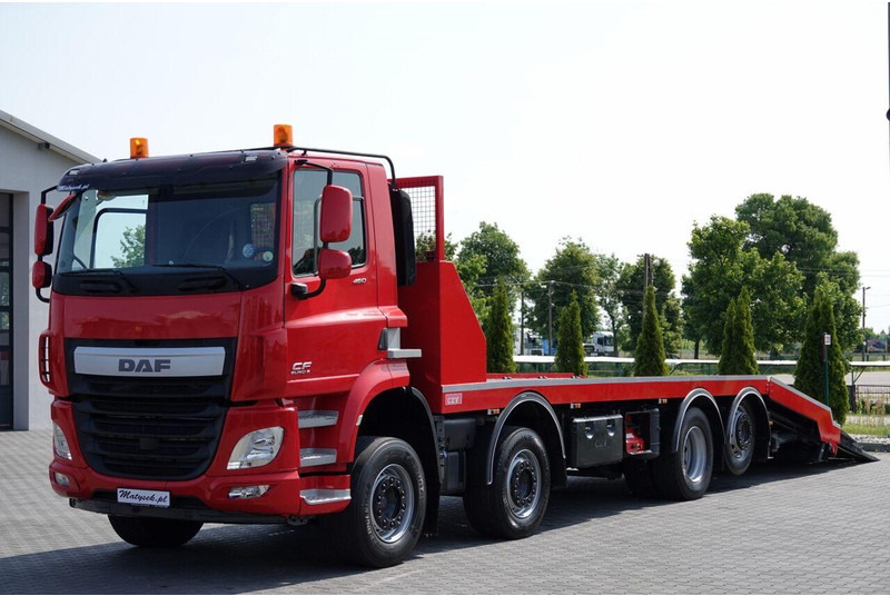 DAF CF 460 / 8x2/ LAWETA / PLATFORMA / NAJAZDY HYDRAULICZNE / WYCIĄ - Caminhão reboque: foto 2 DAF CF 460 / 8x2/ LAWETA / PLATFORMA / NAJAZDY HYDRAULICZNE / WYCIĄ - Caminhão reboque: foto 2