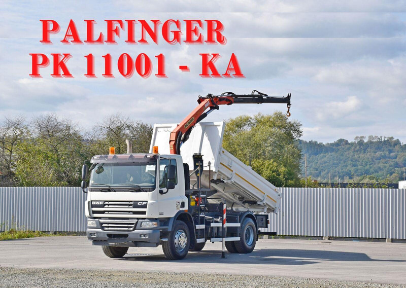 DAF CF 75.310 Kipper 4,30 m* KRAN * TOPZUSTAND - Camião basculante: foto 1 DAF CF 75.310 Kipper 4,30 m* KRAN * TOPZUSTAND - Camião basculante: foto 1