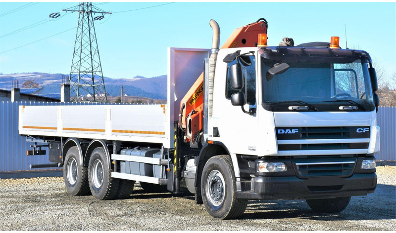 DAF CF 75.360 - Camião de caixa aberta/ Plataforma, Camião grua: foto 3 DAF CF 75.360 - Camião de caixa aberta/ Plataforma, Camião grua: foto 3