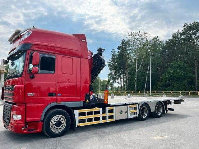 DAF XF 105 6x2 HMF 4020 EURO 5 KRAN CRANE - Camião de caixa aberta/ Plataforma, Camião grua: foto 3 DAF XF 105 6x2 HMF 4020 EURO 5 KRAN CRANE - Camião de caixa aberta/ Plataforma, Camião grua: foto 3