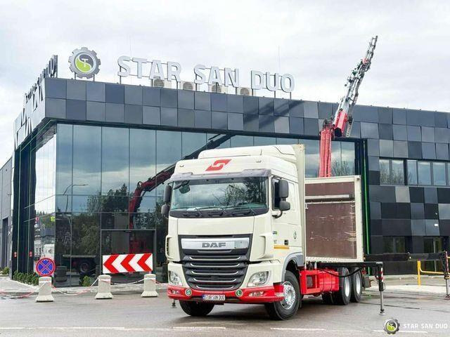 DAF XF 440 6x2 Fassi F365 FLY JIBCranePallet Grippe - Camião de caixa aberta/ Plataforma, Camião grua: foto 4 DAF XF 440 6x2 Fassi F365 FLY JIBCranePallet Grippe - Camião de caixa aberta/ Plataforma, Camião grua: foto 4