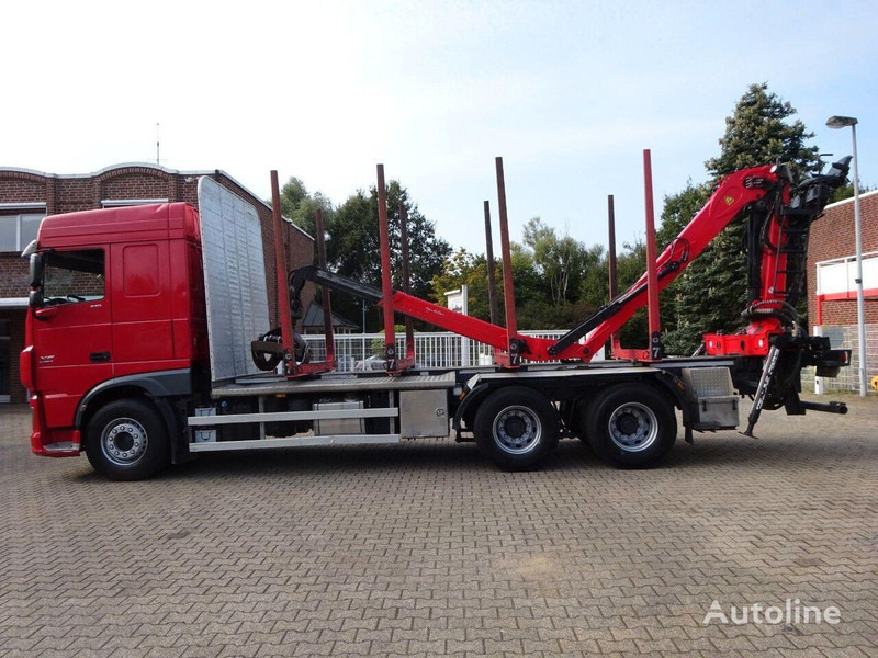 DAF XF 510 6x4 Crane EPSILON M120Z - Camião de transporte de madeira, Camião grua: foto 4 DAF XF 510 6x4 Crane EPSILON M120Z - Camião de transporte de madeira, Camião grua: foto 4